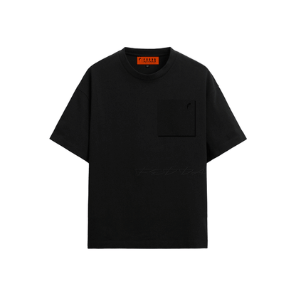 FEDDA 3D POCKET T-SHIRT (RAVEN)